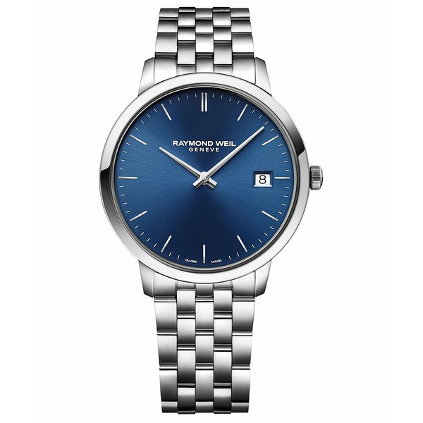 レイモンドウェイル メンズ 腕時計 アクセサリー Men's Swiss Toccata Stainless Steel Bracelet Watch 42mm Stainless Steel