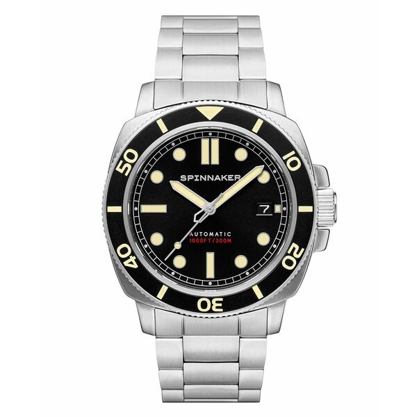 スピ二カー メンズ 腕時計 アクセサリー Men's Hull Diver Automatic Deep Gray with Silver-Tone Solid Stainless Steel Bracelet Watch