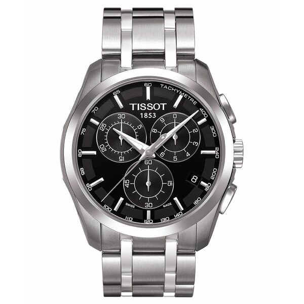 ティソット メンズ 腕時計 アクセサリー Men's Chronograph Stainless Steel Bracelet Watch 41mm T0356171105100 No Color