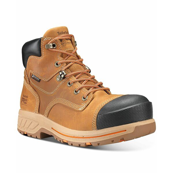 ティンバーランド メンズ ブーツ＆レインブーツ シューズ Men's Helix 6" Composite Toe Waterproof Boots Wheat