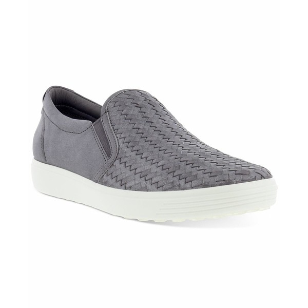 エコー レディース スニーカー シューズ Women's Soft 7 Woven Slip-On Sneakers Night Sky/night Sky