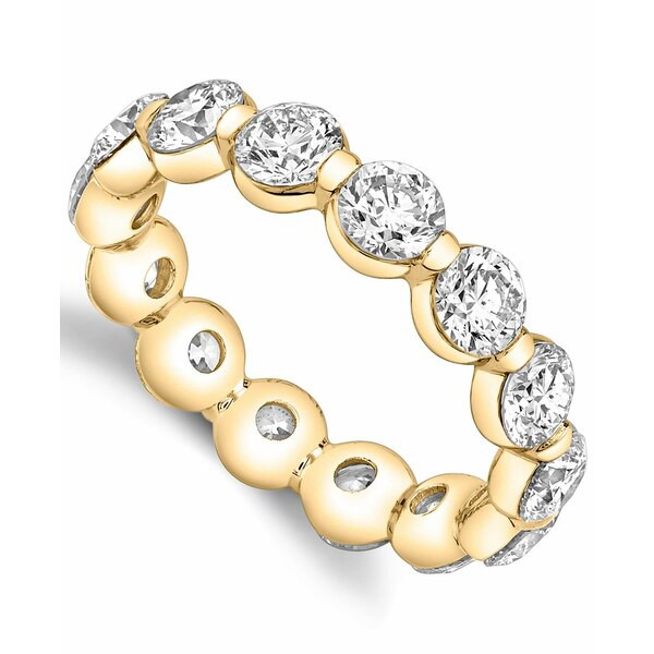 セイレーン レディース リング アクセサリー Diamond Round Eternity Band 2 3/4 ct. t.w. in 14k White or Yellow Gold Yellow Gold