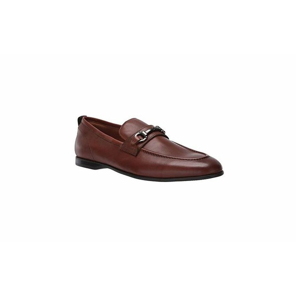 ケネスコール メンズ スリッポン・ローファー シューズ Men's Nolan Bit Slip On Loafers Cognac