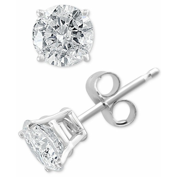 エフィー コレクション レディース ピアス＆イヤリング アクセサリー EFFY® Diamond Stud Earrings (1-1/5 ct. t.w.) in 14k White G