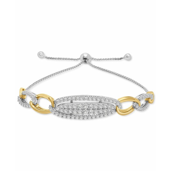 ラップド イン ラブ レディース ブレスレット・バングル・アンクレット アクセサリー Diamond Link Bolo Bracelet (1 ct. tw) in Sterlin