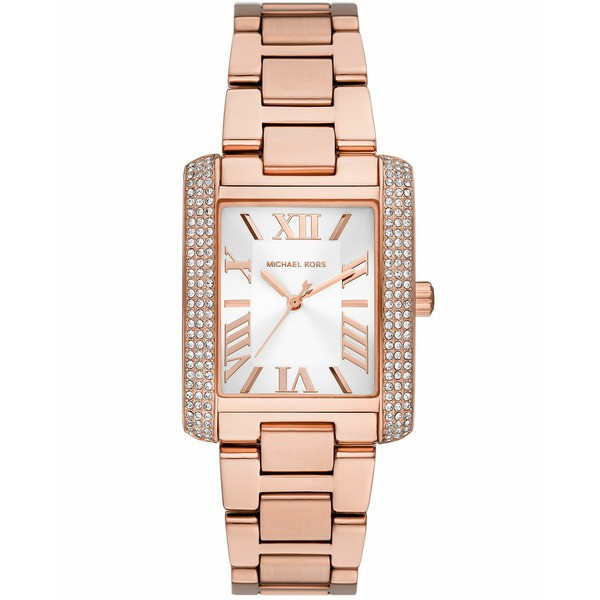 マイケルコース レディース 腕時計 アクセサリー Women's Emery Three Hand Rose Gold-Tone Stainless Steel Bracelet Watch 40mm Rose G