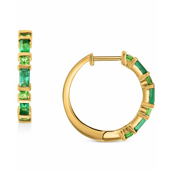 エフィー コレクション レディース ピアス＆イヤリング アクセサリー EFFY® Emerald (3/4 ct. t.w.) & Tsavorite (3/8 ct.t.w.) Smal