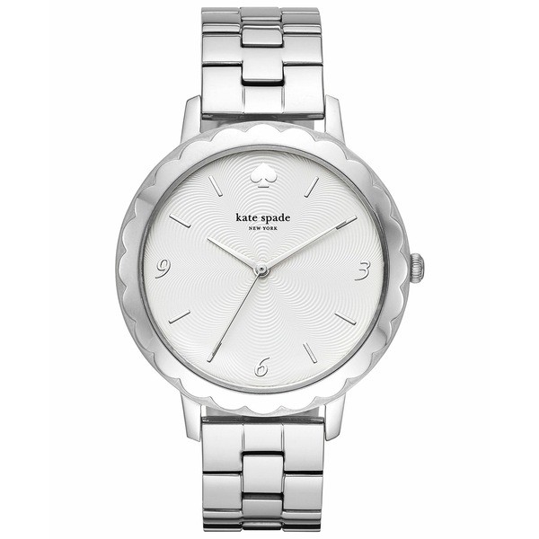 ケイト スペード レディース 腕時計 アクセサリー Women's Morningside Stainless Steel Bracelet Watch 38mm Silver