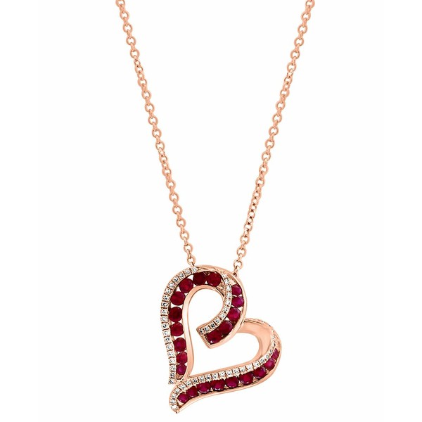 エフィー コレクション レディース ネックレス・チョーカー・ペンダントトップ アクセサリー EFFY® Ruby (3/4 ct. t.w.) & Diamond (