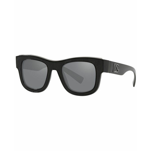 ドルチェ＆ガッバーナ メンズ サングラス・アイウェア アクセサリー PLAYA Sunglasses, MK2110M 71 BLACK/LIGHT GREY MIRROR BLACK