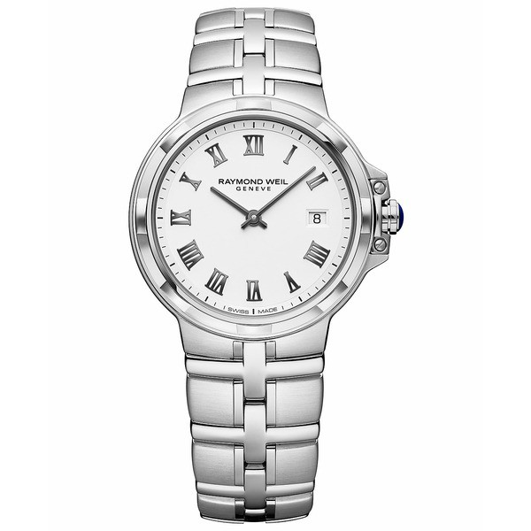 レイモンドウェイル レディース 腕時計 アクセサリー Women's Swiss Parsifal Stainless Steel Bracelet Watch 30mm No Color