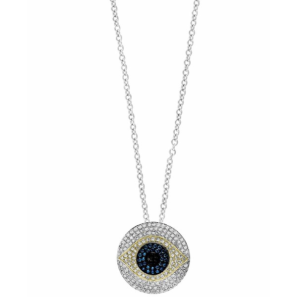 エフィー コレクション レディース ネックレス・チョーカー・ペンダントトップ アクセサリー EFFY® Multicolor Diamond Evil Eye 18"