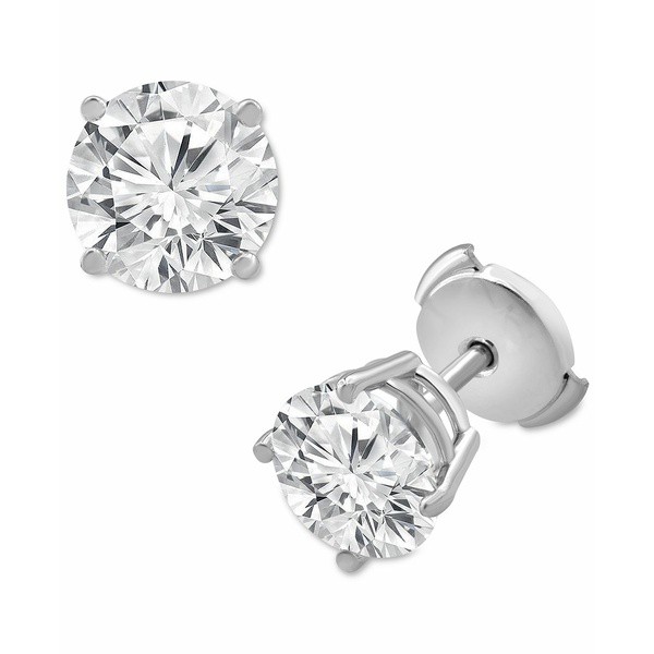 バッジェリーミシュカ レディース ピアス＆イヤリング アクセサリー Certified Lab Grown Diamond Stud Earrings (4 ct. t.w.) in 14k Wh