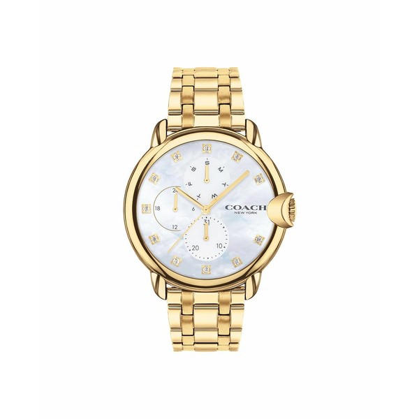 コーチ レディース 腕時計 アクセサリー Women's Arden Gold-Tone Bracelet Watch 38mm Gold-Tone