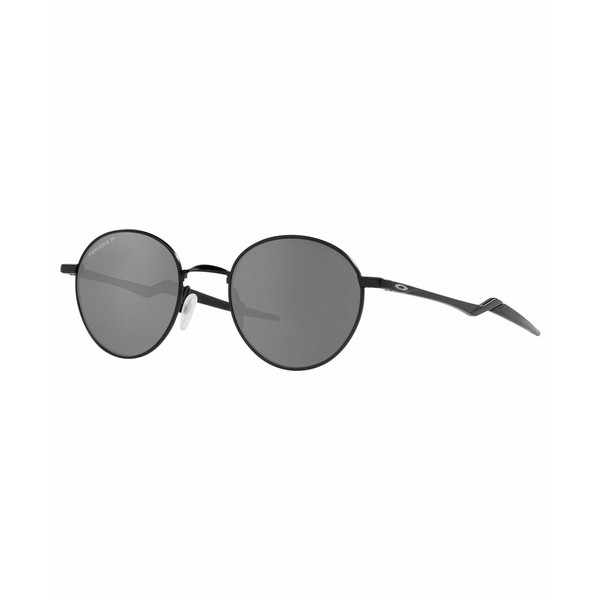 オークリー メンズ サングラス・アイウェア アクセサリー Men's Polarized Sunglasses, OO4146 Terrigal 51 Satin Black