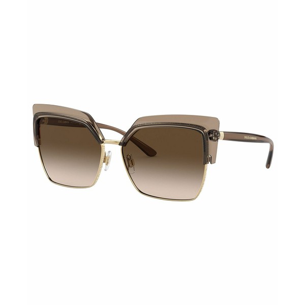 ドルチェ＆ガッバーナ レディース サングラス＆アイウェア アクセサリー Women's Sunglasses, DG6126 TRANSPARENT BROWN/BROWN GRADIENT