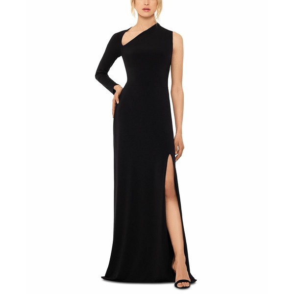 ベッツィ アンド アダム レディース ワンピース トップス One-Sleeve Gown Black