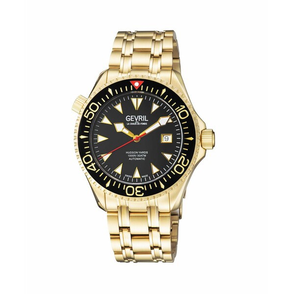 ジェビル メンズ 腕時計 アクセサリー Men's Hudson Yards 48804 Swiss Automatic Bracelet Watch 45 mm Gold