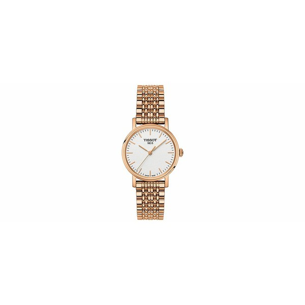 ティソット レディース 腕時計 アクセサリー Women's Swiss Everytime Small Rose Gold-Tone PVD Stainless Steel Bracelet Watch 30mm N