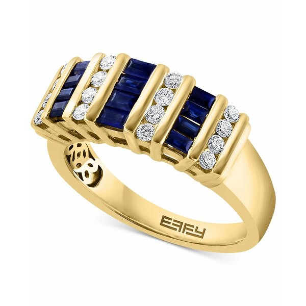 エフィー コレクション レディース リング アクセサリー EFFY® Sapphire (5/8 ct. t.w.) & Diamond (1/3 ct. t.w.) Ring in 14k Gold