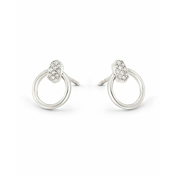 ケンドラスコット レディース ピアス＆イヤリング アクセサリー Tegan Mini Hoop Earrings (1/10 ct. t.w.) in 14K Gold or White Gold W