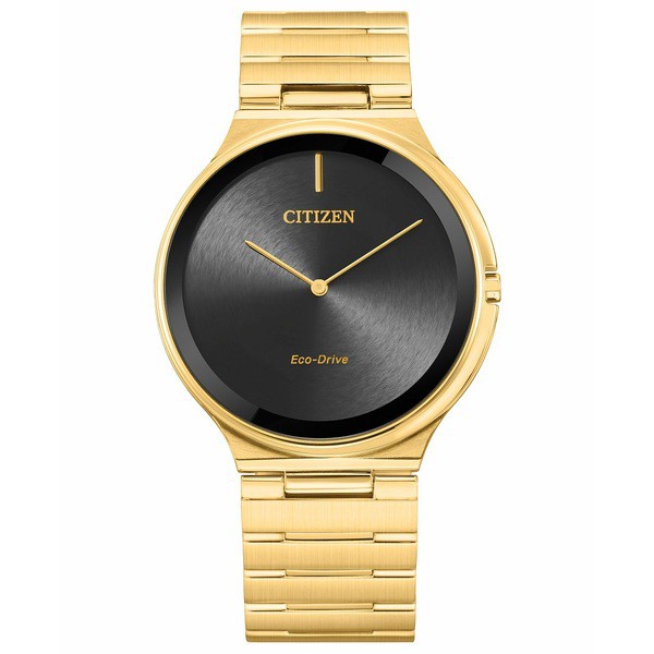 シチズン レディース 腕時計 アクセサリー Eco-Drive Unisex Stiletto Gold-Tone Stainless Steel Bracelet Watch 39mm Gold-tone