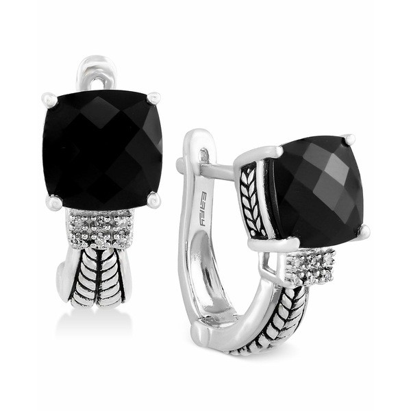 エフィー コレクション レディース ピアス＆イヤリング アクセサリー EFFY® Black Onyx (3-1/2 ct. t.w.) and Diamond Accent Earrin