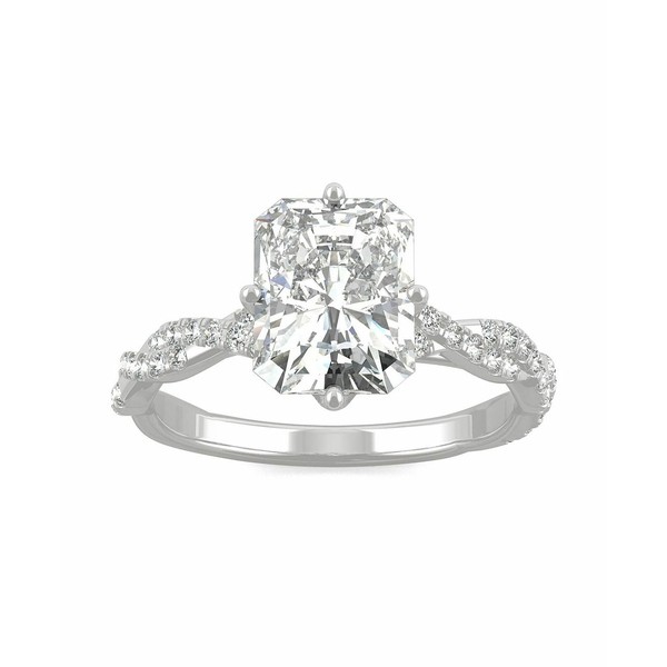 チャールズ アンド コルバード レディース リング アクセサリー Moissanite Radiant Statement Ring 3-1/10 ct. t.w. Diamond Equivalent