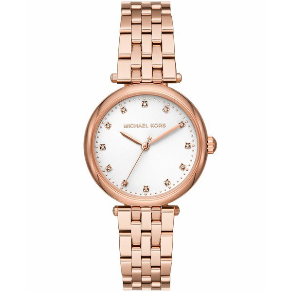 マイケルコース レディース 腕時計 アクセサリー Women's Darci Rose Gold-Tone Stainless Steel Bracelet Watch 34mm Rose Gold