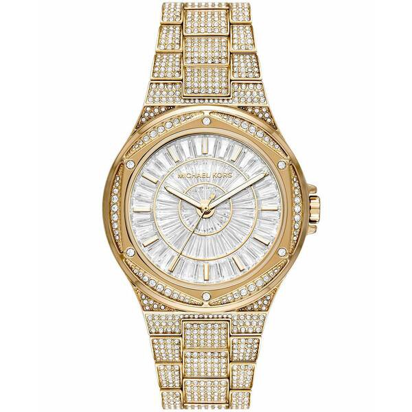 マイケルコース レディース 腕時計 アクセサリー Women's Lennox Gold-Tone Stainless Steel Bracelet Watch, 41mm Gold-Tone