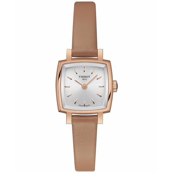 ティソット レディース 腕時計 アクセサリー Women's Lovely Summer Interchangeable Leather Strap Watch 20mm Tan