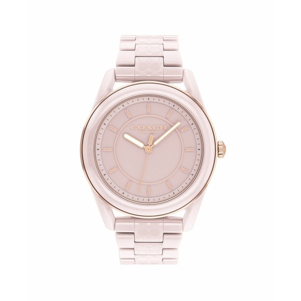 コーチ レディース 腕時計 アクセサリー Women's Preston Blush Ceramic Bracelet Watch 38mm Blush