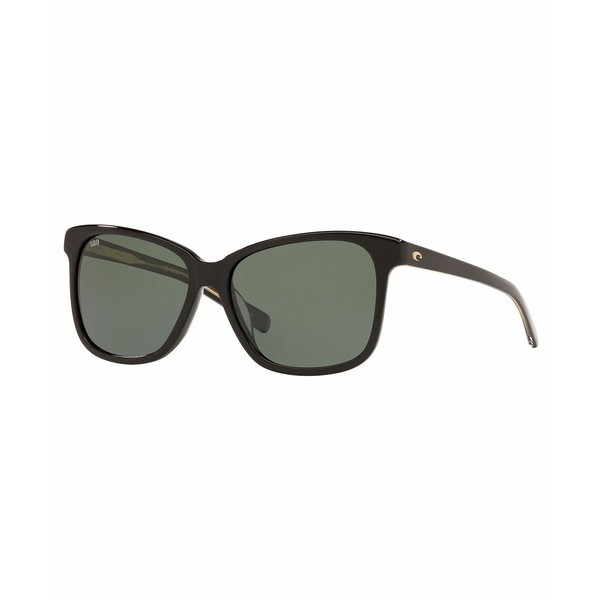 コスタデルマール レディース サングラス＆アイウェア アクセサリー Women's Polarized Sunglasses, CDM MAY 57 BLK/GRY MIR POL