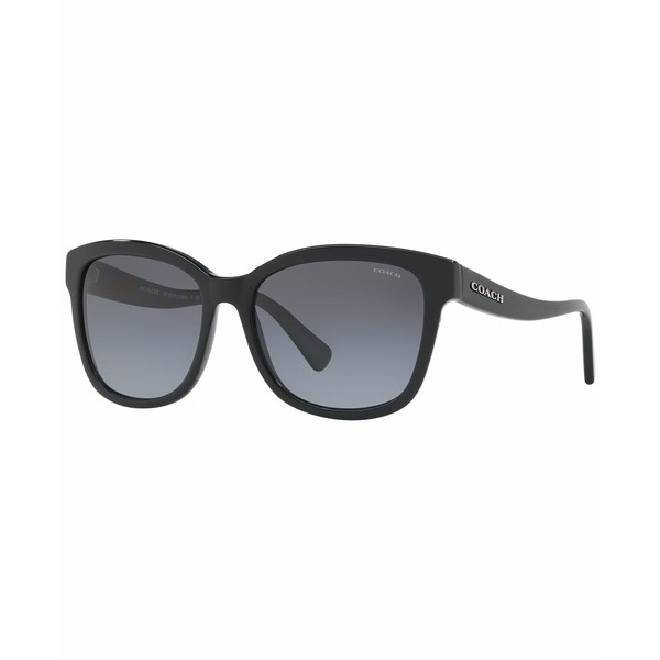 コーチ レディース サングラス＆アイウェア アクセサリー Polarized Sunglasses , HC8219 BLACK/GREY GRADIENT POLAR