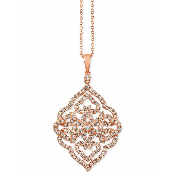 ルヴァン レディース ネックレス・チョーカー・ペンダントトップ アクセサリー Nude Diamond Filigree 18" Pendant Necklace (1-1/5 ct.