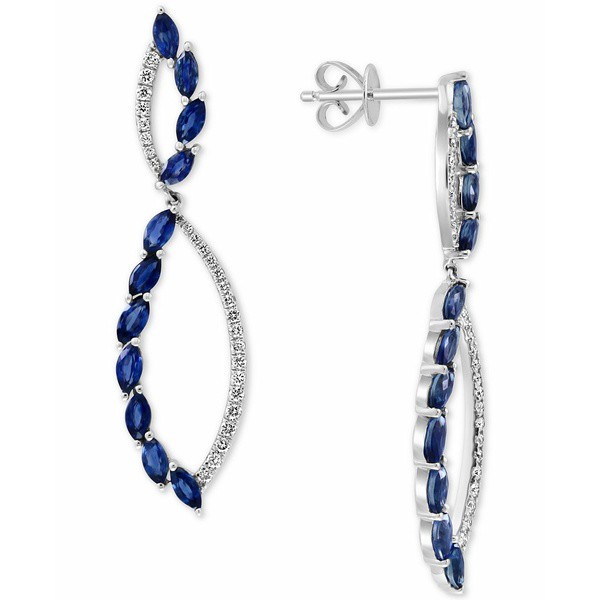 エフィー コレクション レディース ピアス＆イヤリング アクセサリー EFFY® Sapphire (2-7/8 ct. t.w.) & Diamond (1/4 ct. t.w.) In