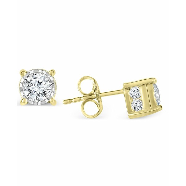 トゥルーミラクル レディース ピアス＆イヤリング アクセサリー Diamond Stud Earrings (1/2 ct. t.w.) in 14k White, Yellow or Rose Go