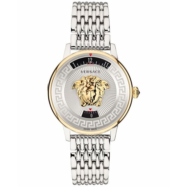 ヴェルサーチ レディース 腕時計 アクセサリー Women's Swiss Medusa Icon Stainless Steel Bracelet Watch 38mm Stainless Steel