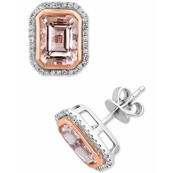 エフィー コレクション レディース ピアス＆イヤリング アクセサリー EFFY® Morganite (3-1/3 ct. t.w.) & Diamond (1/5 ct. t.w.) i