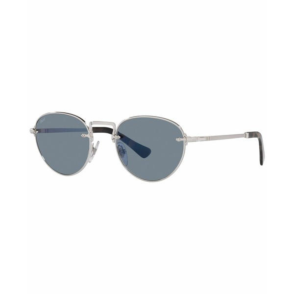 ペルソル レディース サングラス＆アイウェア アクセサリー Unisex Sunglasses, PO2491S 51 Silver-Tone