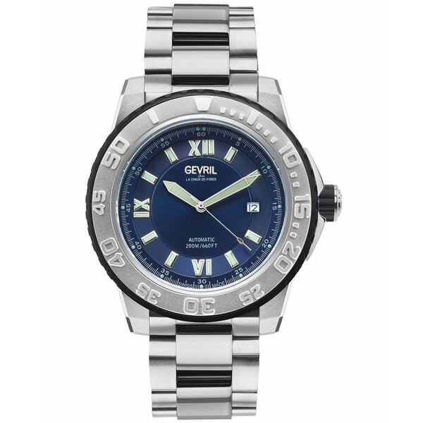 ジェビル メンズ 腕時計 アクセサリー Men's Seacloud Swiss Automatic Silver-Tone Stainless Steel Bracelet Watch 45mm Stainless Ste