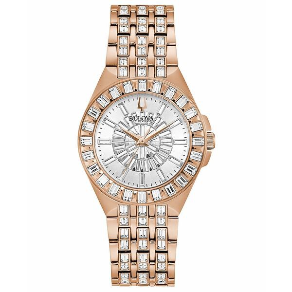 ブロバ レディース 腕時計 アクセサリー Women's Phantom Rose Gold-Tone Stainless Steel Bracelet Watch 32.5mm Rose Gold