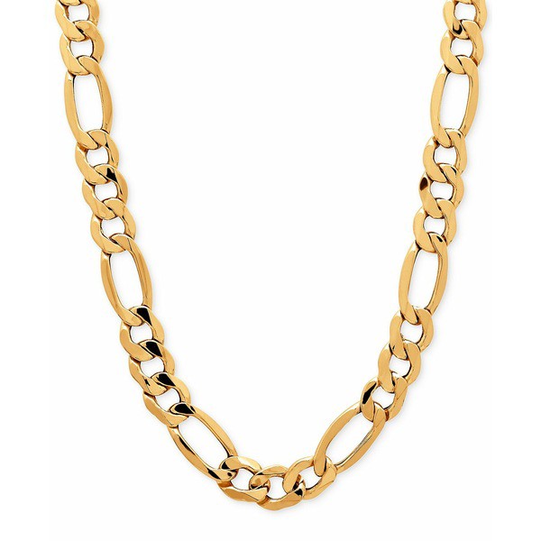 イタリアン ゴールド メンズ ネックレス・チョーカー アクセサリー Men's Figaro Chain Necklace (8-1/2mm) in 10k Gold Yellow Gold