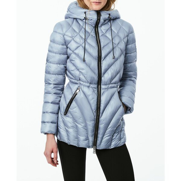 ベルナルド レディース ジャケット＆ブルゾン アウター Glossy Nylon Packable Puffer Coat Frost