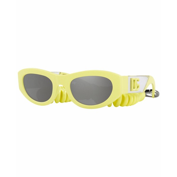 ドルチェ＆ガッバーナ メンズ サングラス・アイウェア アクセサリー Men's Sunglasses, DG6174 54 Yellow Rubber