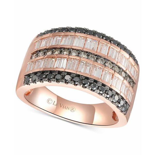 ルヴァン レディース リング アクセサリー Exotics® Diamond Multi-Row Statement Ring (1-3/8 ct. t.w.) in 14k Rose Gold Rose Gol