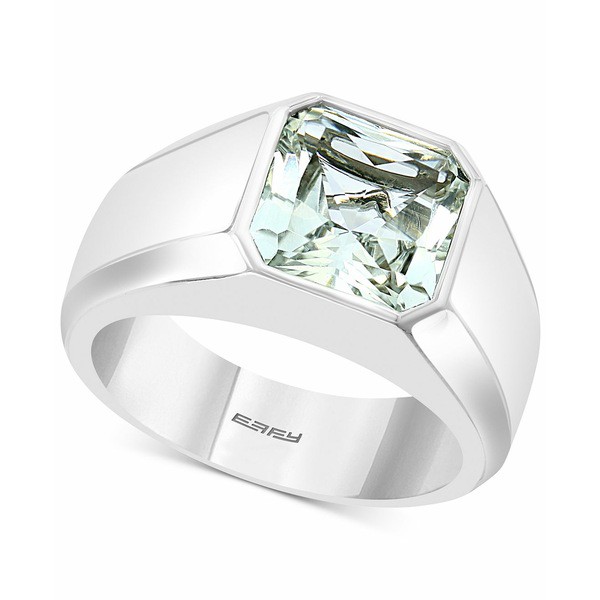 エフィー コレクション メンズ リング アクセサリー EFFY® Men's White Topaz Ring (5-1/3 ct. t.w.) in Sterling Silver Silver