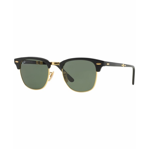 レイバン レディース サングラス＆アイウェア アクセサリー Sunglasses, RB2176 CLUBMASTER FOLDING Black/Green