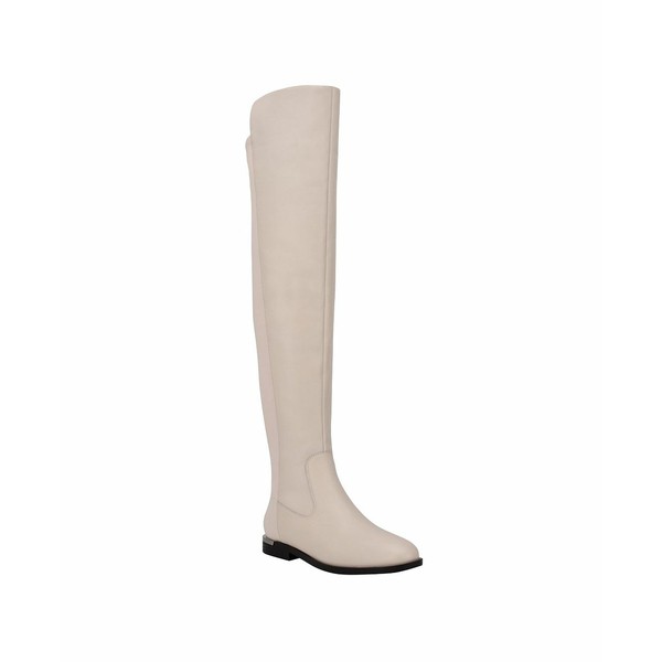 カルバンクライン レディース ブーツ＆レインブーツ シューズ Women's Rania Over The Knee Boots Chic Cream