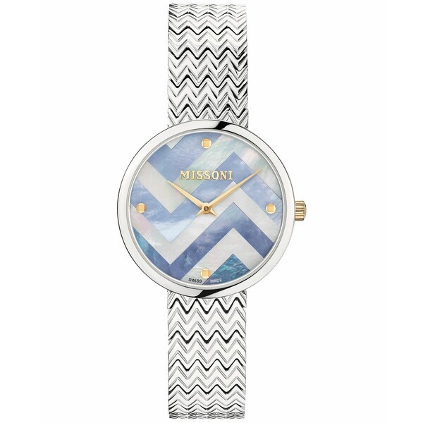 ミッソーニ レディース 腕時計 アクセサリー Women's Swiss M1 Stainless Steel Bracelet Watch 34mm Stainless Steel